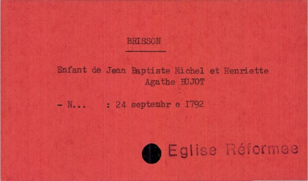 French death record